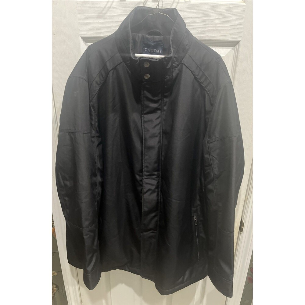 Canda C & A Coat Jacket Mens 3XL Black Full Zipper